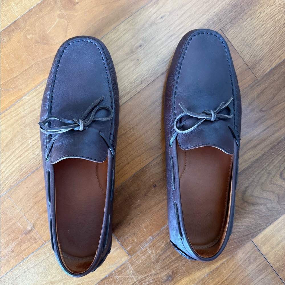 Men's Brown Leather Loafers